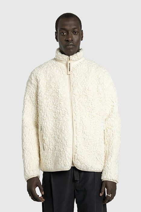 JIL SANDER – ZIP-UP JACKET EGGSHELL 2
