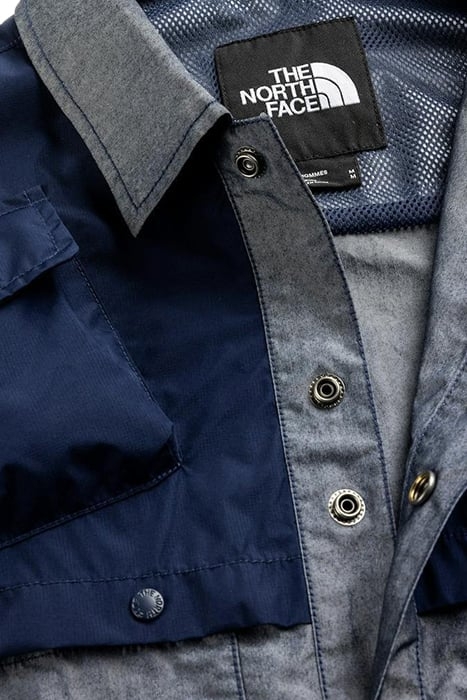 THE NORTH FACE – DENIM LS SHIRT LIGHT INDIGO DENIM WASH 4