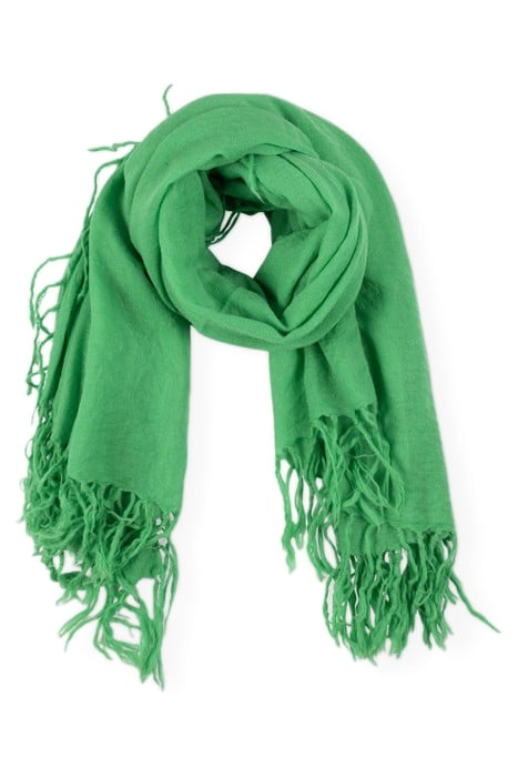 WOOL SCARF APPLE GREEN 1