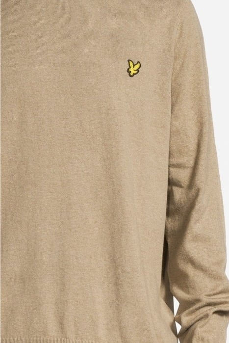 COTTON MERINO CREW NECK JUMPER SAGE UNIFORM 4