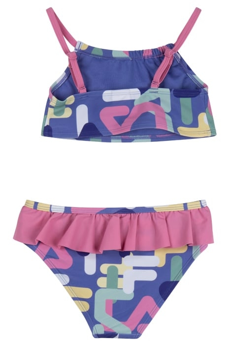 SOKODE BIKINI AOP BLEACHED DENIM LETTER AOP 2