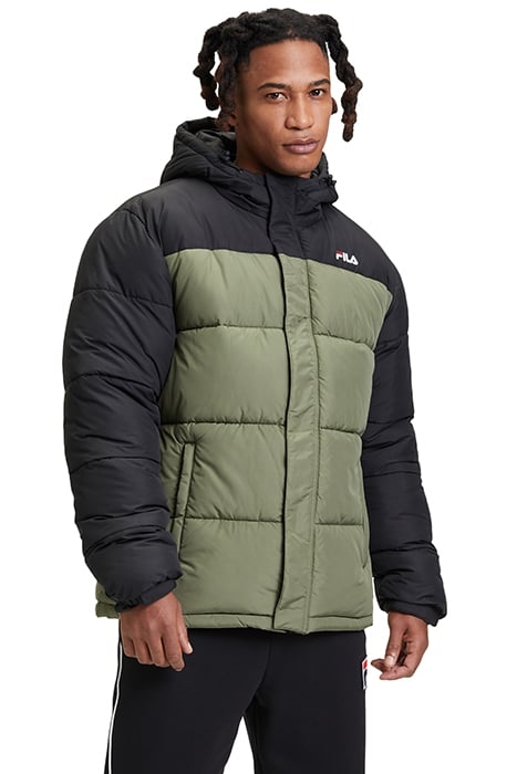 BAWINKEL PADDED JACKET FOUR LEAF CLOVER-BLACK 1