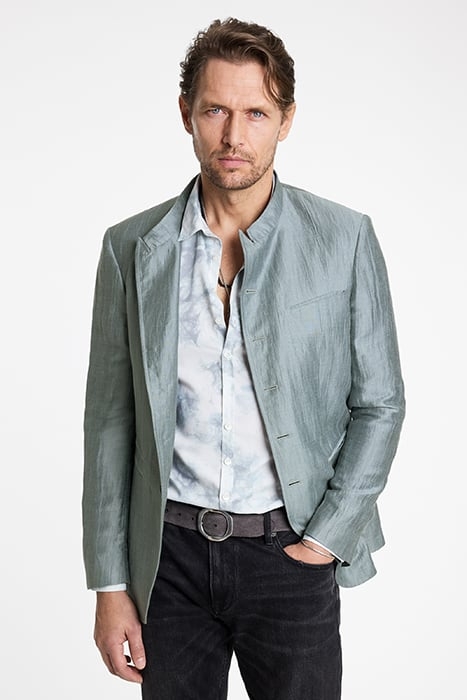 SLIM FIT SINGLE BREASTED CUT-AWAY JACKET VAPOR 1