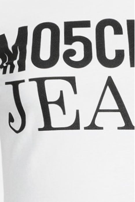 LOGO PRINT JERSEY T-SHIRT WHITE 5