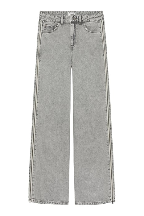 LOOSE FIT JEANS WITH ZIPPER DETAIL CHATEAU GREY 4
