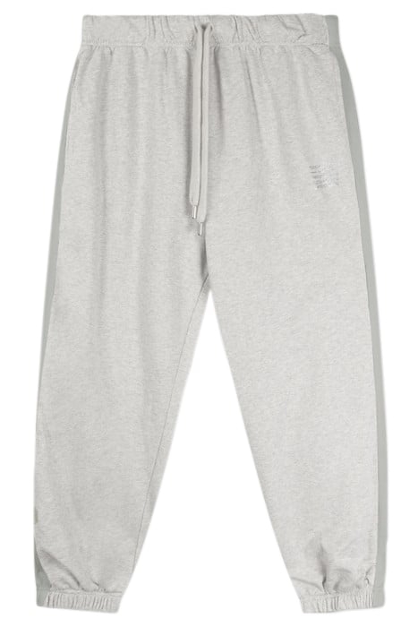 BAR JOGGER TAPE FLEECE WHITE GREY MELEE 3