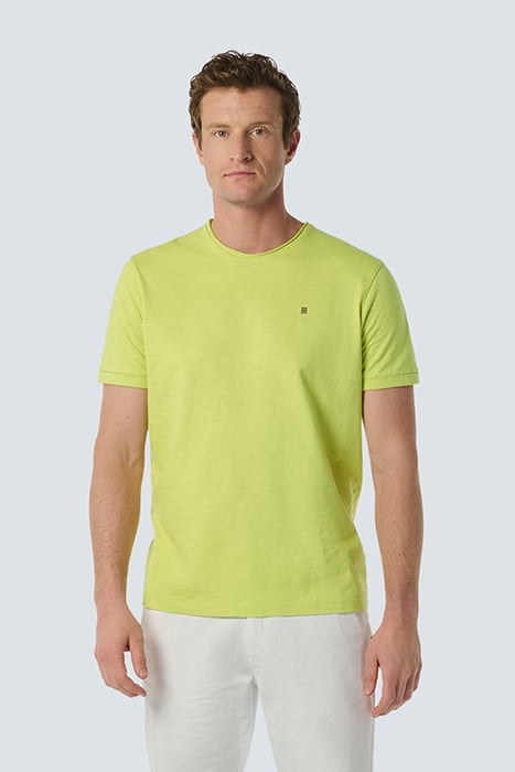 T-SHIRT CREWNECK SLUB LIME 1