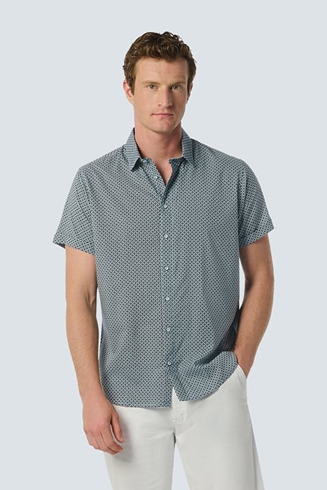 SHIRT SHORT SLEEVE ALLOVER PRINTED SKY 1