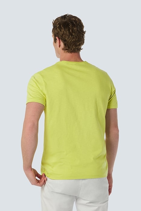 T-SHIRT CREWNECK SLUB LIME 2