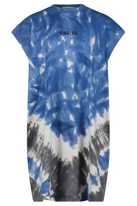 LELA TANK DRESS BLUE 3