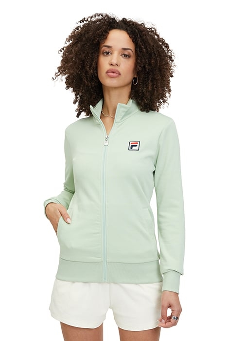 LUBNA TRACK JACKET SMOKE GREEN 1