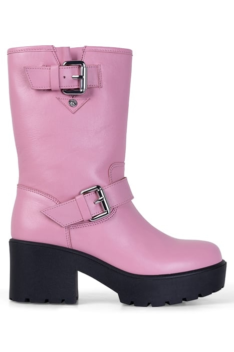 CALFSKIN BOOTS PINK 1