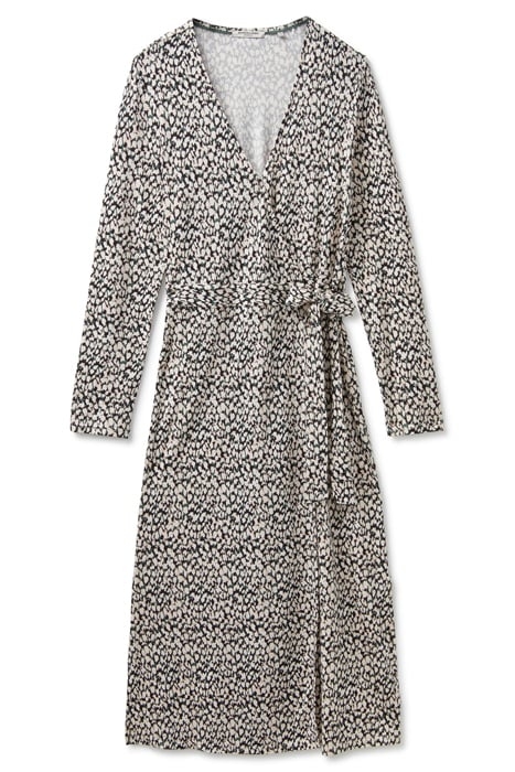 LONG SLEEVE KNIT DRESS ABSTRACT DOTS 3