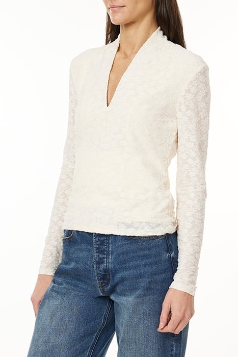 LS KNIT TOP IVORY FLORAL 5