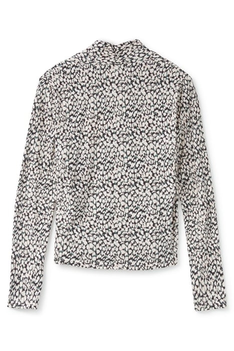 LONG SLEEVE KNIT TOP ABSTRACT DOTS 4