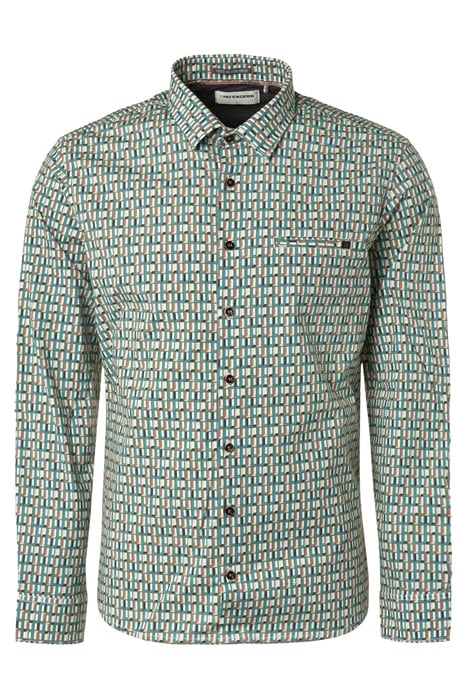 SHIRT STRETCH ALLOVER PRINTED ZINC 4