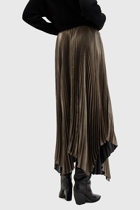 PHIA METALLIC SKIRT METALLIC GOLD 2