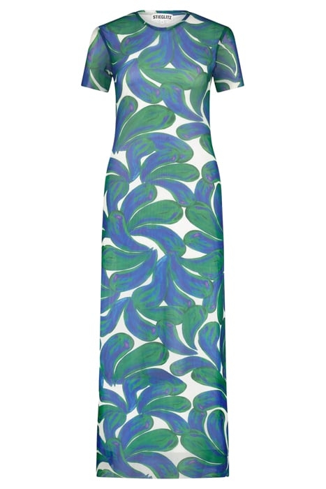 EYVA MESH DRESS GREEN 2