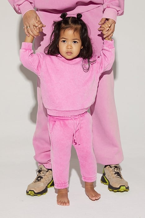 HODA KIDS SWEATPANTS WASHED PINK 4