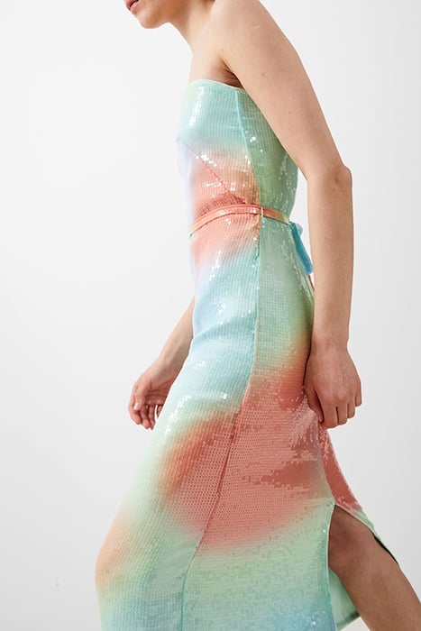 CARWEN ANISHA SEQUINNED DRESS BLUE 4