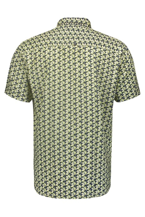 SHIRT SHORT SLEEVE ALLOVER PRINTED LIME 5