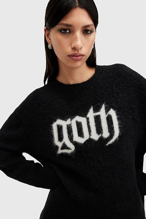 GOTH JUMPER BLACK 6