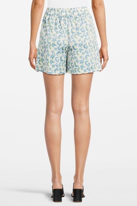 KARL LETTER WOVEN SHORT OFF WHITE 2