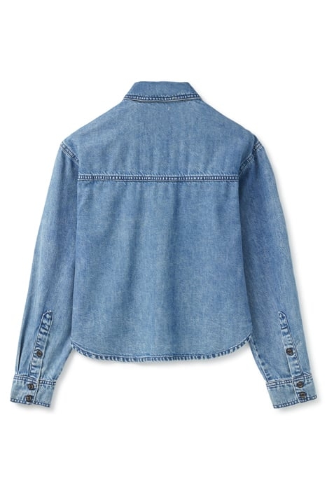CROPPED DENIM SHIRT BEVERLY HILLS 4