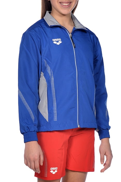 JR TL WARM UP JACKET ROYAL-GREY 3