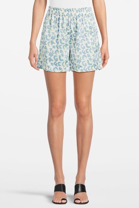 KARL LETTER WOVEN SHORT OFF WHITE 1