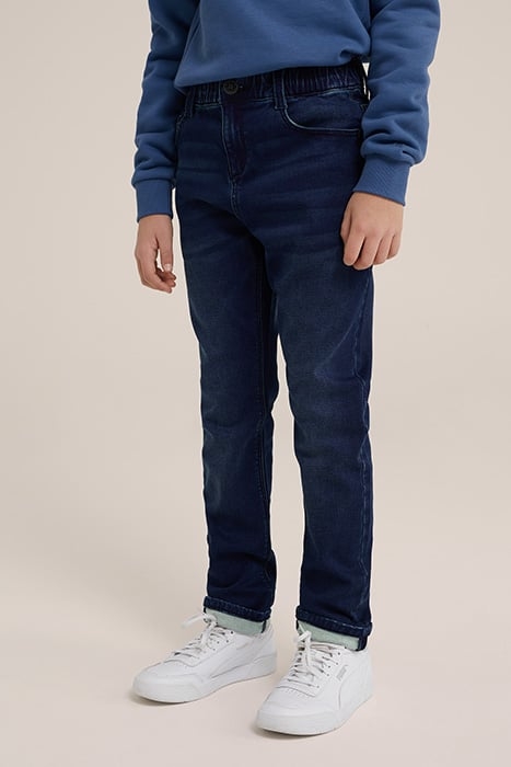 5-POCKET MID WAIST GREYISH BLUE 1