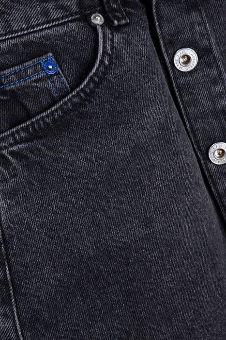 KLJ MINI SKIRT DENIM WASHED BLACK 3