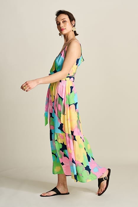 DRESS - STRAP CHERRY BLOSSOM MULTI COLOUR 4