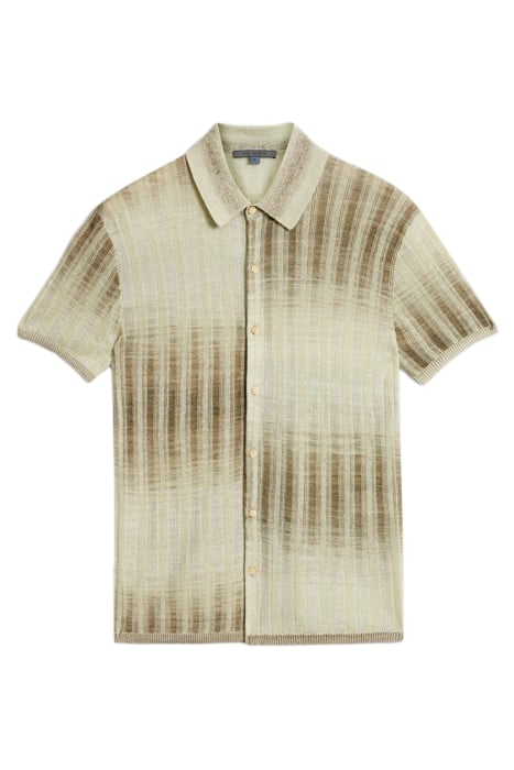 SANTIAGO REGULAR FIT SS SHIRT WITH VERTI SPRUCE 1