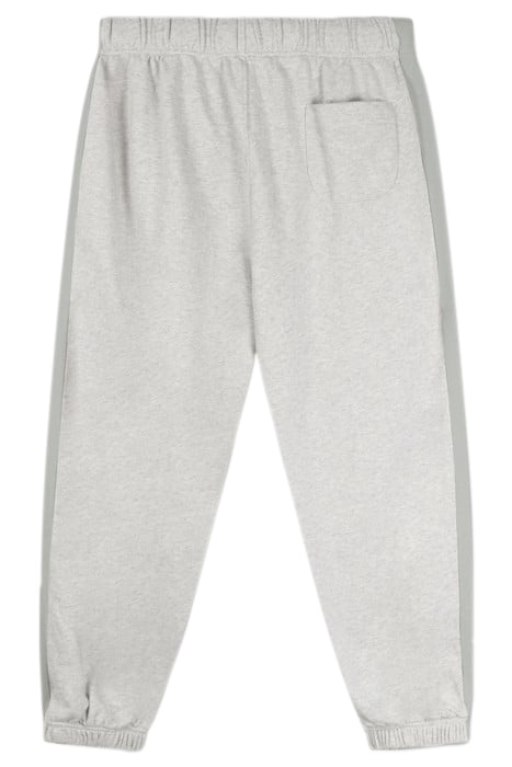 BAR JOGGER TAPE FLEECE WHITE GREY MELEE 4