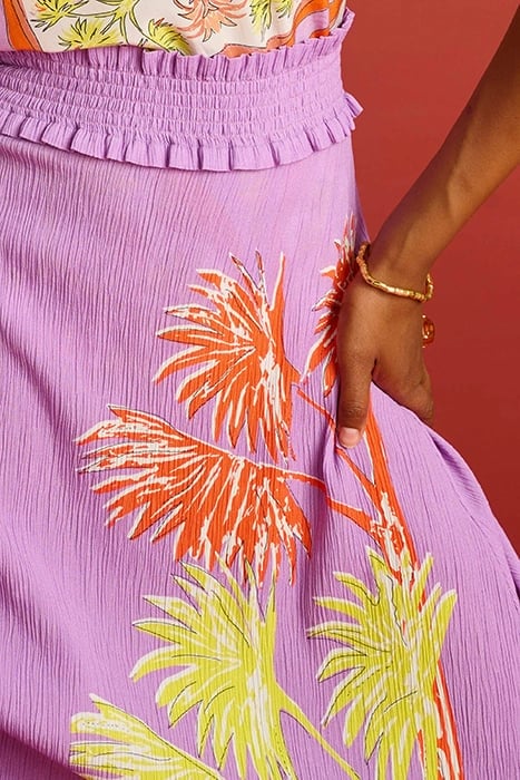 SKIRT - LILAC FLOWER PURPLE 5