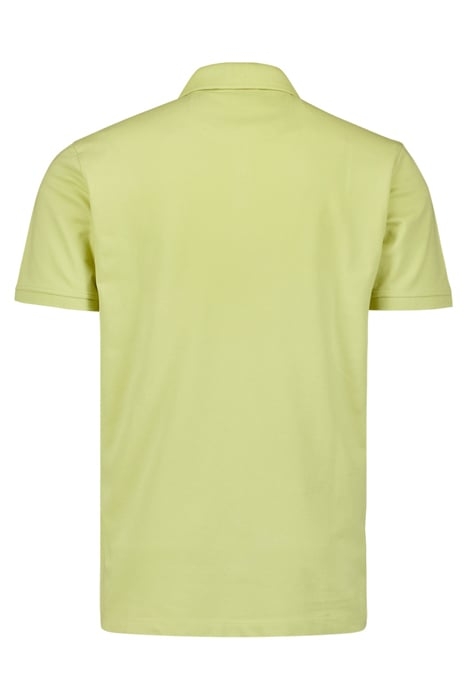 POLO PIQUE GARMENT DYED LIME 5