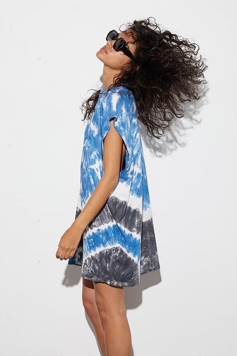 LELA TANK DRESS BLUE 6