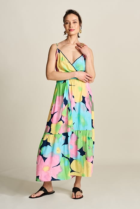 DRESS - STRAP CHERRY BLOSSOM MULTI COLOUR 1