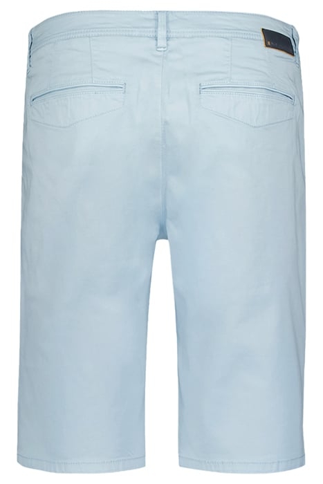 SHORT CHINO GARMENT DYED TWILL STRETCH SKY 5