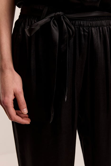PANTS SOLID SATIN BLACK 3