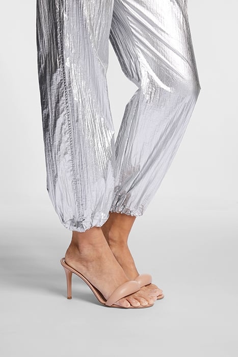 METALLIC PARACHUTE PANTS CHROME 4