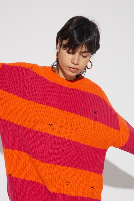 SASA KNITTED DRESS JAZZY ORANGE 5