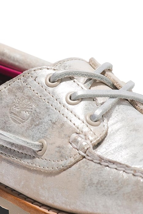 NOREEN BOAT SHOE NATURAL METALLIC 8