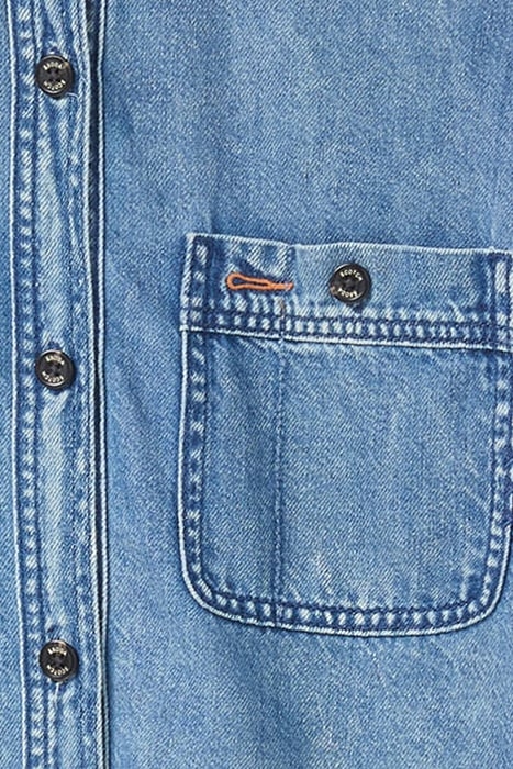 CROPPED DENIM SHIRT BEVERLY HILLS 6