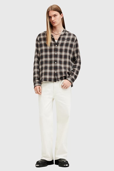 UNDRGRND LS CH SHIRT BISON RED 3