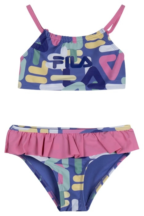 SOKODE BIKINI AOP BLEACHED DENIM LETTER AOP 1