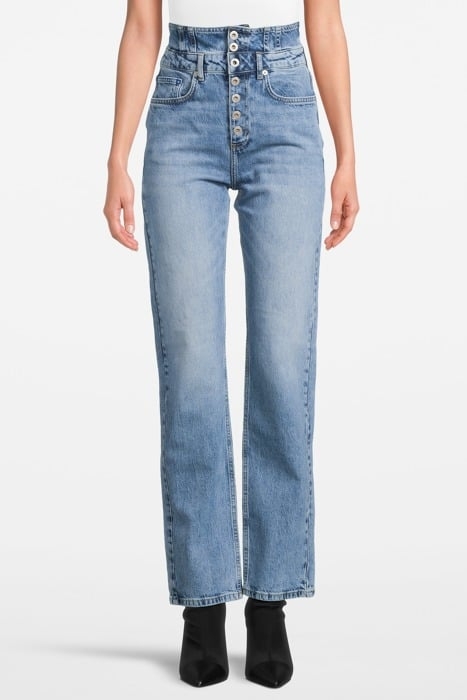 KLJ HR STRAIGHT WAISTBAND DARK BLUE 1