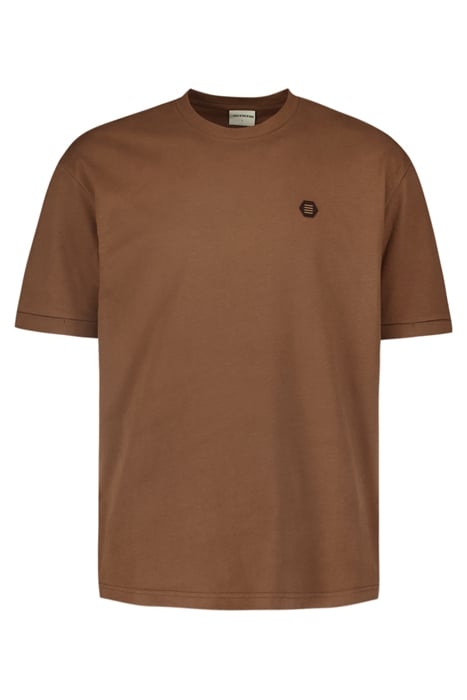 T-SHIRT CREWNECK BROWN 1