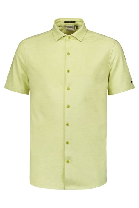 SHIRT SHORT SLEEVE JERSEY STRETCH MELANGE LIME 4